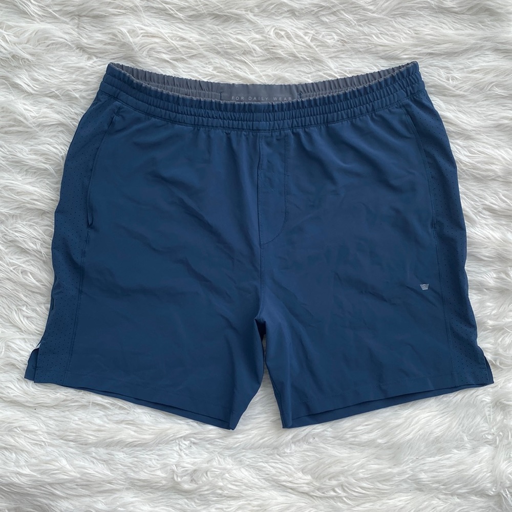 Mack Weldon | Blue Athletic Shorts